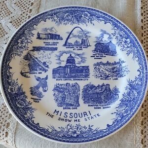 Missouri Souvenir Plate